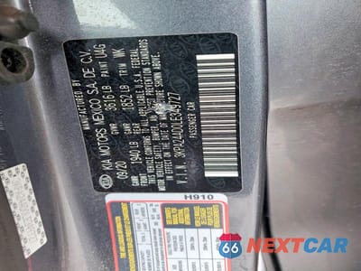 Zdjęcie 12 z 12 samochodu: 2020 KIA RIO LX VIN:3KPA24AD0LE349727 - miniatura