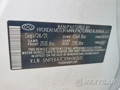 Zdjęcie 12 z 12 samochodu: 2022 HYUNDAI SONATA N LINE VIN:5NPEK4JCXNH142611 - miniatura