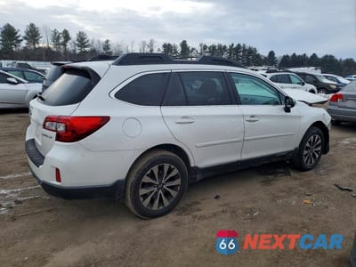 Trzecie zdjęcie samochodu z tyłu: 2016 SUBARU OUTBACK 2.5I LIMITED VIN:4S4BSBNC0G3226433 - miniatura