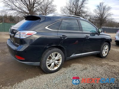Trzecie zdjęcie samochodu z tyłu: 2012 LEXUS RX 450H VIN:JTJBC1BA0C2433920 - miniatura