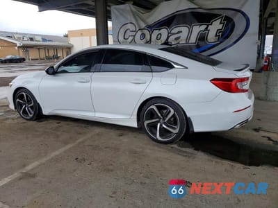 Drugie zdjęcie samochodu z przodu: 2022 HONDA ACCORD SPORT VIN:1HGCV1F38NA079376 - miniatura