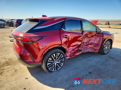 Trzecie zdjęcie samochodu z tyłu: 2025 LEXUS RX 350 BASE VIN:2T2BAMCA4SC100799 - miniatura