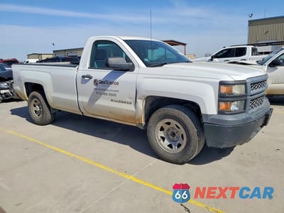 Czwarte zdjęcie samochodu z boku: 2015 CHEVROLET SILVERADO C1500 VIN:1GCNCPEH6FZ381135 - miniatura