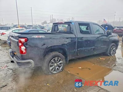 Trzecie zdjęcie samochodu z tyłu: 2024 CHEVROLET SILVERADO K1500 LT-L VIN:3GCPDKEK9RG214955 - miniatura