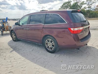 Drugie zdjęcie samochodu z przodu: 2013 HONDA ODYSSEY EXL VIN:5FNRL5H66DB048680 - miniatura