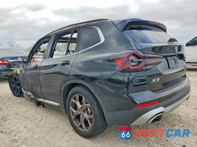 Drugie zdjęcie samochodu z przodu: 2022 BMW X3 SDRIVE30I VIN:5UX43DP01N9K34316 - miniatura