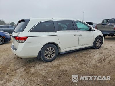 Trzecie zdjęcie samochodu z tyłu: 2014 HONDA ODYSSEY EXL VIN:5FNRL5H63EB134515 - miniatura