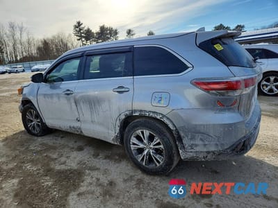Drugie zdjęcie samochodu z przodu: 2016 TOYOTA HIGHLANDER XLE VIN:5TDKKRFH0GS503569 - miniatura
