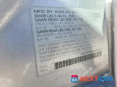 Zdjęcie 13 z 13 samochodu: 2016 AUDI A4 ALLROAD PREMIUM PLUS VIN:WA1UFAFL6GA000445 - miniatura