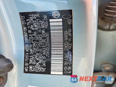 Zdjęcie 12 z 13 samochodu: 2013 TOYOTA PRIUS FOUR VIN:JTDKN3DU2D5666083 - miniatura