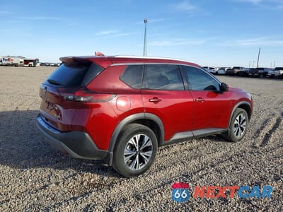 Trzecie zdjęcie samochodu z tyłu: 2021 NISSAN ROGUE SV VIN:5N1AT3BB8MC845450 - miniatura