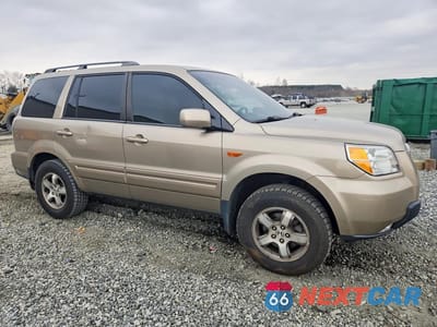 Czwarte zdjęcie samochodu z boku: 2006 HONDA PILOT EX VIN:2HKYF18556H508032 - miniatura