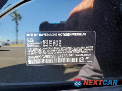 Zdjęcie 13 z 13 samochodu: 2025 BMW 330I VIN:3MW69CW00S8F34758 - miniatura