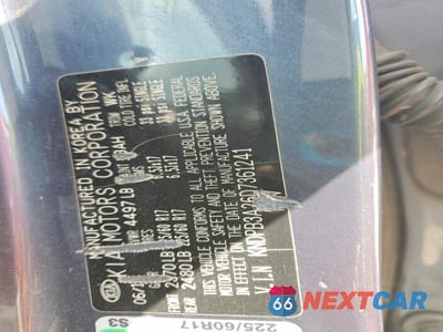 Zdjęcie 13 z 13 samochodu: 2013 KIA SPORTAGE BASE VIN:KNDPB3A26D7361241 - miniatura