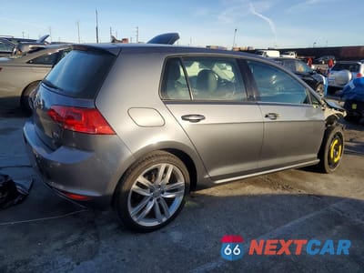 Trzecie zdjęcie samochodu z tyłu: 2015 VOLKSWAGEN GOLF TDI VIN:3VW2A7AU0FM029615 - miniatura