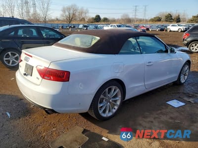 Trzecie zdjęcie samochodu z tyłu: 2013 AUDI A5 PREMIUM PLUS VIN:WAULFAFH3DN002751 - miniatura