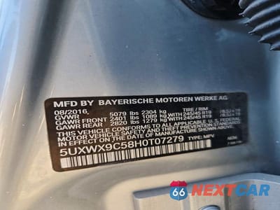 Zdjęcie 13 z 13 samochodu: 2017 BMW X3 XDRIVE28I VIN:5UXWX9C58H0T07279 - miniatura