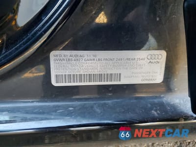 Zdjęcie 12 z 13 samochodu: 2011 AUDI A4 PREMIUM PLUS VIN:WAUFFAFL7BN031832 - miniatura