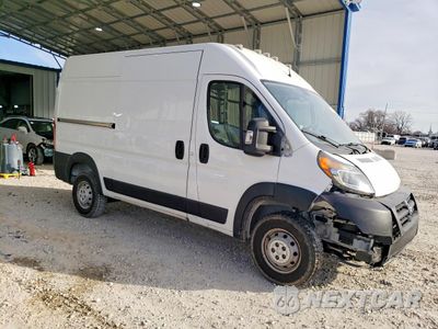 Czwarte zdjęcie samochodu z boku: 2018 RAM PROMASTER 2500 2500 HIGH VIN:3C6TRVCG4JE113068 - miniatura
