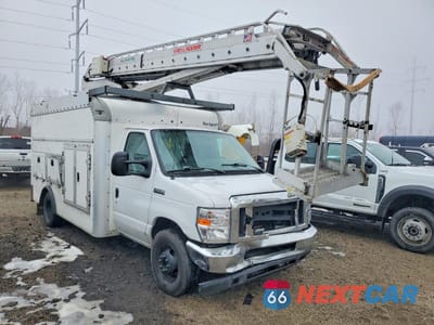 2019 FORD E450 CABLE PLACER BUCKET TRUCK 1FDXE4FS1KDC17144 - główne zdjęcie licytacji z USA - miniatura