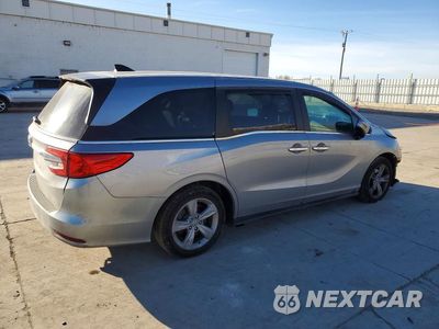 Trzecie zdjęcie samochodu z tyłu: 2020 HONDA ODYSSEY EX VIN:5FNRL6H56LB001743 - miniatura