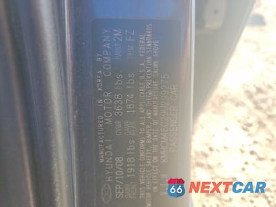 Zdjęcie 12 z 12 samochodu: 2009 HYUNDAI ACCENT GLS VIN:KMHCM46C29U299275 - miniatura