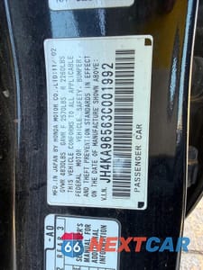 Zdjęcie 10 z 10 samochodu: 2003 ACURA 3.5RL VIN:JH4KA96563C001992 - miniatura