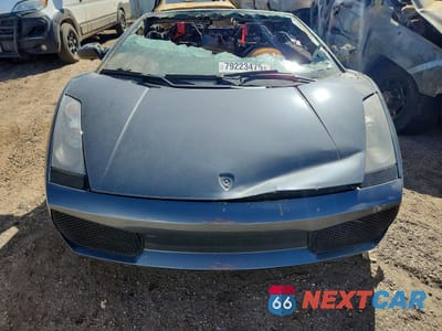 Piąte zdjęcie samochodu w środku: 2007 LAMBORGHINI GALLARDO SPYDER VIN:ZHWGU22T37LA04553 - miniatura