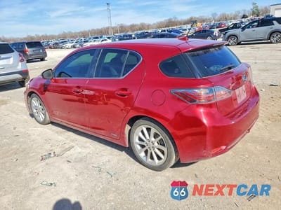 Drugie zdjęcie samochodu z przodu: 2012 LEXUS CT 200 VIN:JTHKD5BH9C2058435 - miniatura