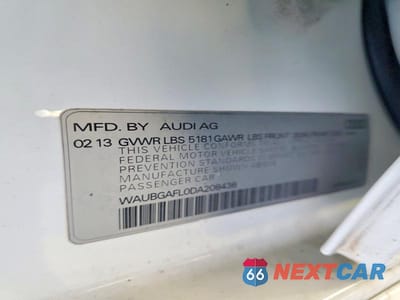 Zdjęcie 12 z 12 samochodu: 2013 AUDI S4 PREMIUM PLUS VIN:WAUBGAFL0DA208436 - miniatura