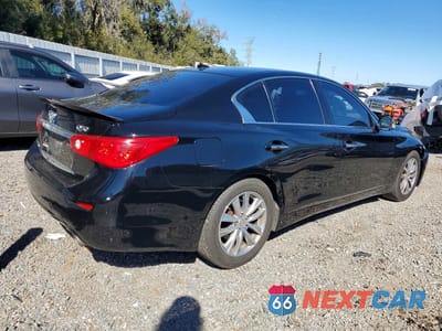 Trzecie zdjęcie samochodu z tyłu: 2015 INFINITI Q50 BASE VIN:JN1BV7AP8FM352780 - miniatura