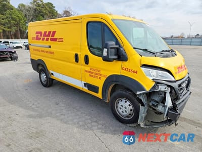 Czwarte zdjęcie samochodu z boku: 2023 RAM PROMASTER 2500 2500 STANDARD VIN:3C6LRVVG8PE562534 - miniatura
