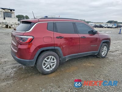 Trzecie zdjęcie samochodu z tyłu: 2021 JEEP COMPASS SPORT VIN:3C4NJCAB4MT526788 - miniatura