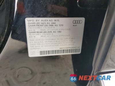 Zdjęcie 12 z 12 samochodu: 2016 AUDI Q5 PREMIUM VIN:WA1C2AFP5GA042146 - miniatura