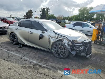 Czwarte zdjęcie samochodu z boku: 2022 LEXUS IS 350 F SPORT VIN:JTHGZ1B24N5055777 - miniatura