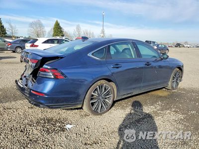 Trzecie zdjęcie samochodu z tyłu: 2024 HONDA ACCORD TOURING HYBRID VIN:1HGCY2F84RA096058 - miniatura