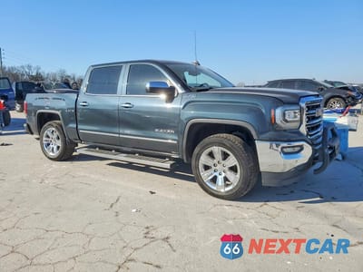 Czwarte zdjęcie samochodu z boku: 2017 GMC SIERRA K1500 SLT VIN:3GTU2NEC6HG451419 - miniatura