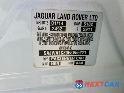 Zdjęcie 12 z 12 samochodu: 2014 JAGUAR XJ VIN:SAJWA1CZ3E8V66221 - miniatura