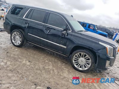 Czwarte zdjęcie samochodu z boku: 2018 CADILLAC ESCALADE PLATINUM VIN:1GYS4DKJ4JR276926 - miniatura