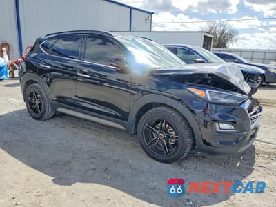 Czwarte zdjęcie samochodu z boku: 2021 HYUNDAI TUCSON ULTIMATE VIN:KM8J33AL3MU353896 - miniatura