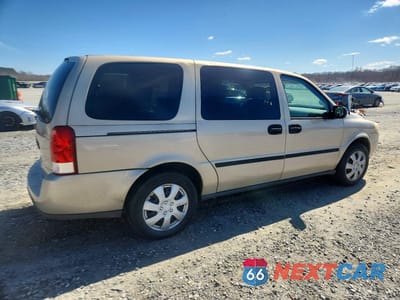 Trzecie zdjęcie samochodu z tyłu: 2007 CHEVROLET UPLANDER LS VIN:1GNDV23WX7D178099 - miniatura