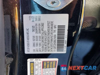 Zdjęcie 12 z 12 samochodu: 2021 ACURA RDX VIN:5J8TC2H30ML016834 - miniatura