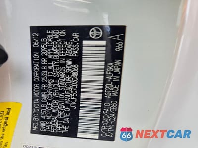 Zdjęcie 12 z 12 samochodu: 2013 SCION TC BASE VIN:JTKJF5C70D3048068 - miniatura