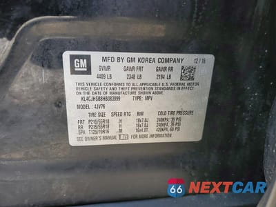 Zdjęcie 13 z 13 samochodu: 2017 BUICK ENCORE PREMIUM VIN:KL4CJHSB8HB083999 - miniatura