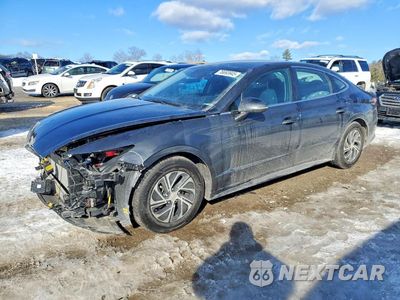 2021 HYUNDAI SONATA HYBRID BLUE KMHL24JJ5MA029379 - główne zdjęcie licytacji z USA - miniatura