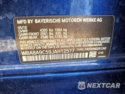 Zdjęcie 12 z 13 samochodu: 2018 BMW 320 I VIN:WBA8A9C59JAH12577 - miniatura
