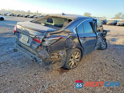 Trzecie zdjęcie samochodu z tyłu: 2016 SUBARU LEGACY 2.5I PREMIUM VIN:4S3BNAC67G3063637 - miniatura