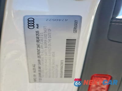 Zdjęcie 13 z 13 samochodu: 2021 AUDI A4 PREMIUM PLUS 45 VIN:WAUEAAF49MA029819 - miniatura