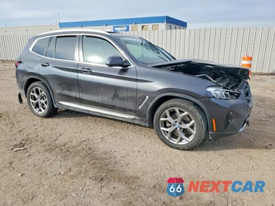 Czwarte zdjęcie samochodu z boku: 2022 BMW X3 XDRIVE30I VIN:5UX53DP06N9M87328 - miniatura