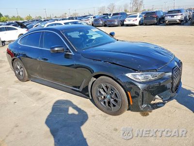 Czwarte zdjęcie samochodu z boku: 2023 BMW I4 EDRIVE 35 VIN:WBY43AW05PFR31699 - miniatura